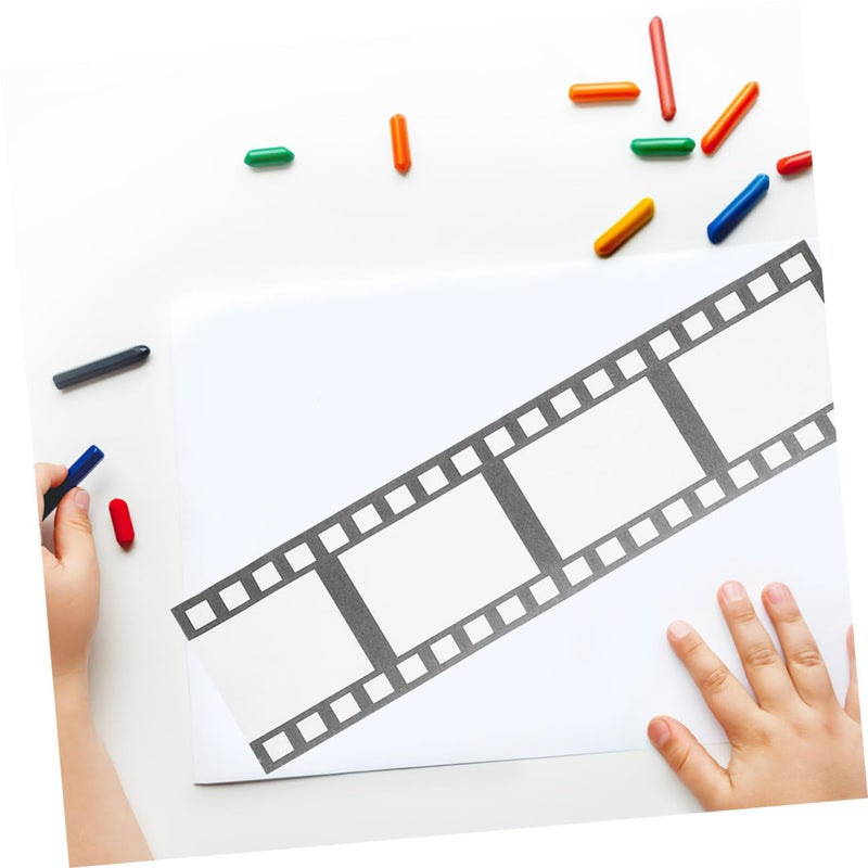شريط لاصق إبداعي من نوع فيلم ستريب، عرضه 7.5 سم، بطول 10 أمتار، عبوة تحتوي على قطعتين، مناسب لمشاريع الاستخدام الشخصي (DIY) والحرف اليدوية، وكذلك للاستخدام في الديكور والمكتب - Image 4