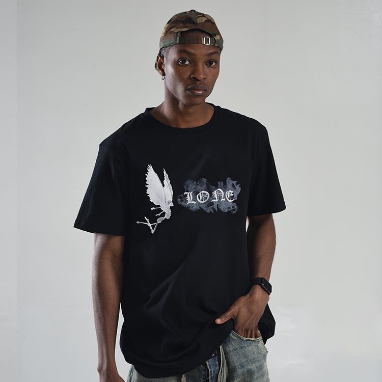 VLONE Smoke Demon Series T Shirt Unisex Black - Image 4