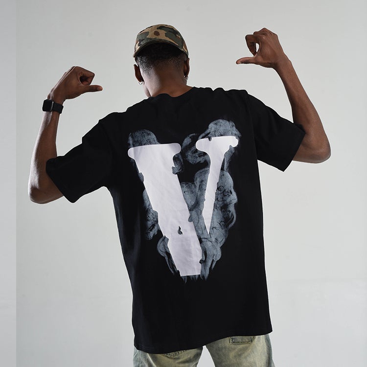 VLONE Smoke Demon Series T Shirt Unisex Black - Image 5