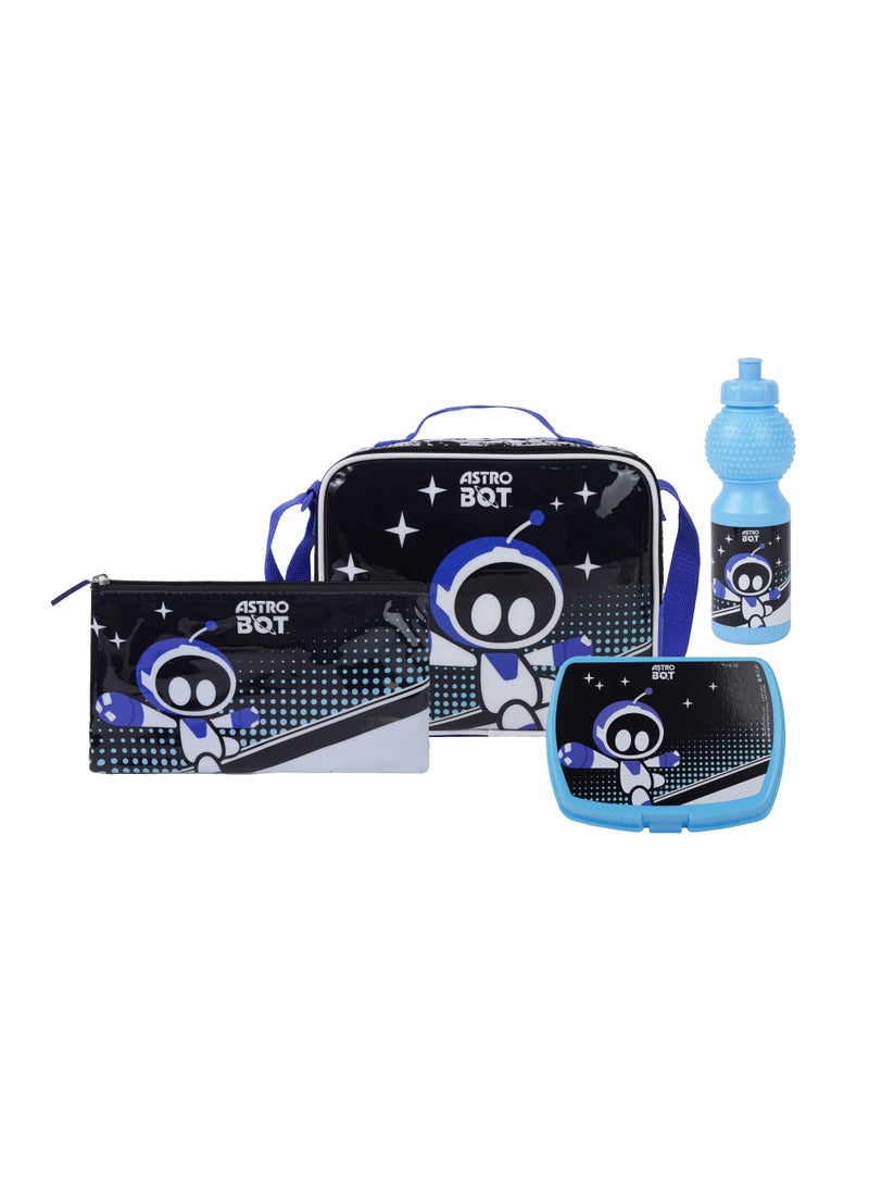 Sony Astro Bot 5-in-1 Kids Trolley School Set 18" | Rolling Backpack, Lunch Bag, Lunch Box, Water Bottle & Pencil Case  | Water Resistant  | Boys School Bag - Image 5