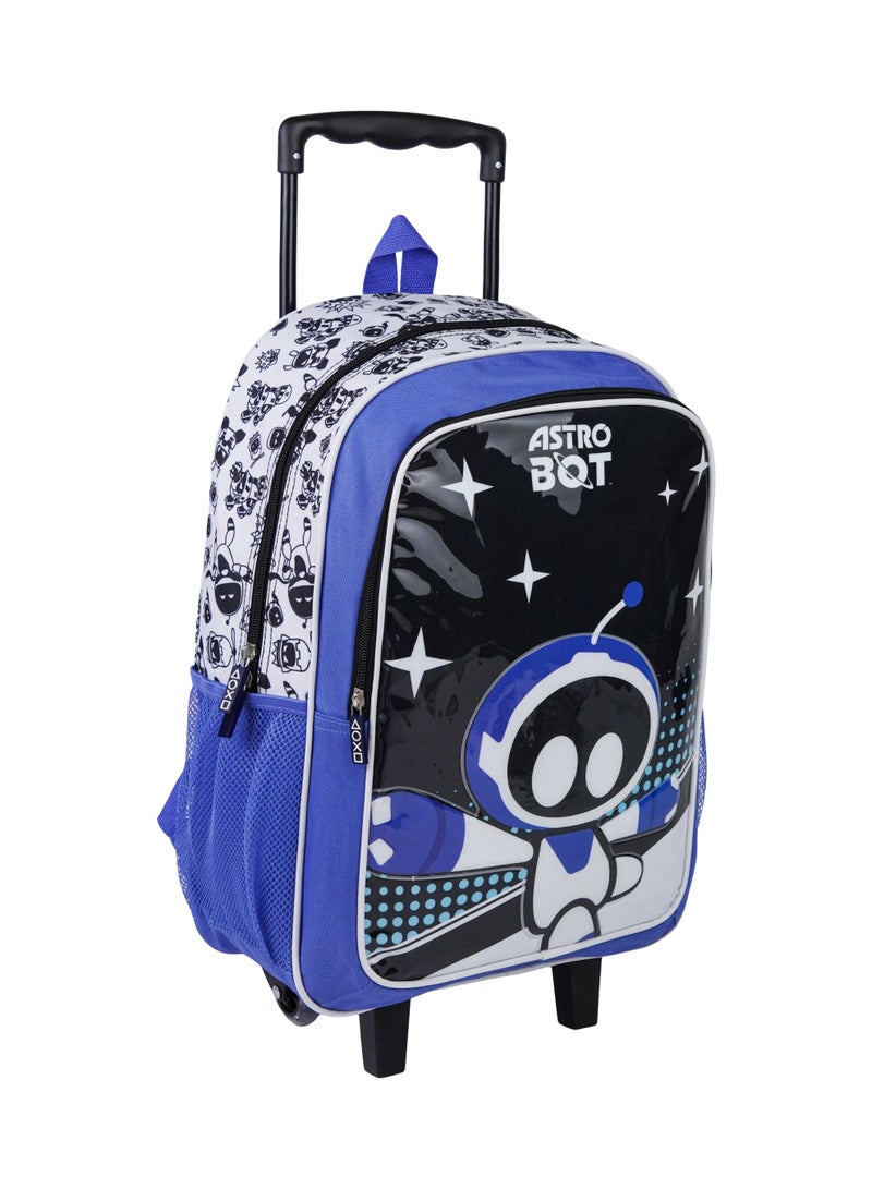 Sony Astro Bot 5-in-1 Kids Trolley School Set 18" | Rolling Backpack, Lunch Bag, Lunch Box, Water Bottle & Pencil Case  | Water Resistant  | Boys School Bag - Image 3