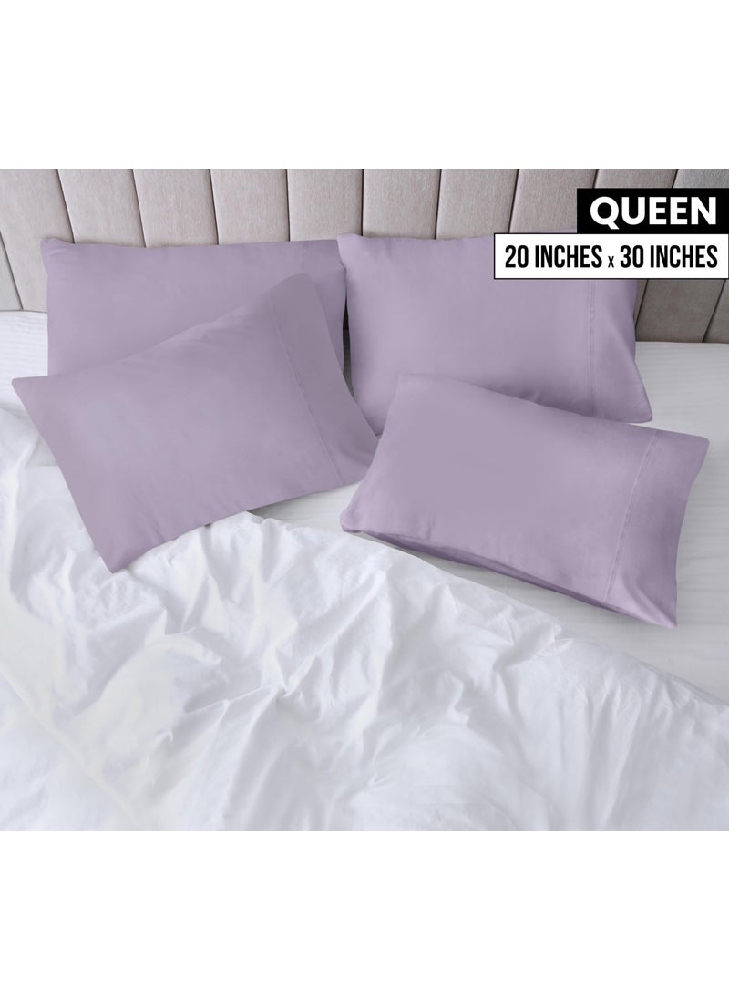 Utopia Bedding Utopia Bedding Queen Pillow Cases - 4 Pack - Envelope Closure - Soft Brushed Microfiber Fabric - Shrinkage and Fade Resistant Pillow Covers Queen Size 20 X 30 Inches (Queen  Lavender)  - Image 2