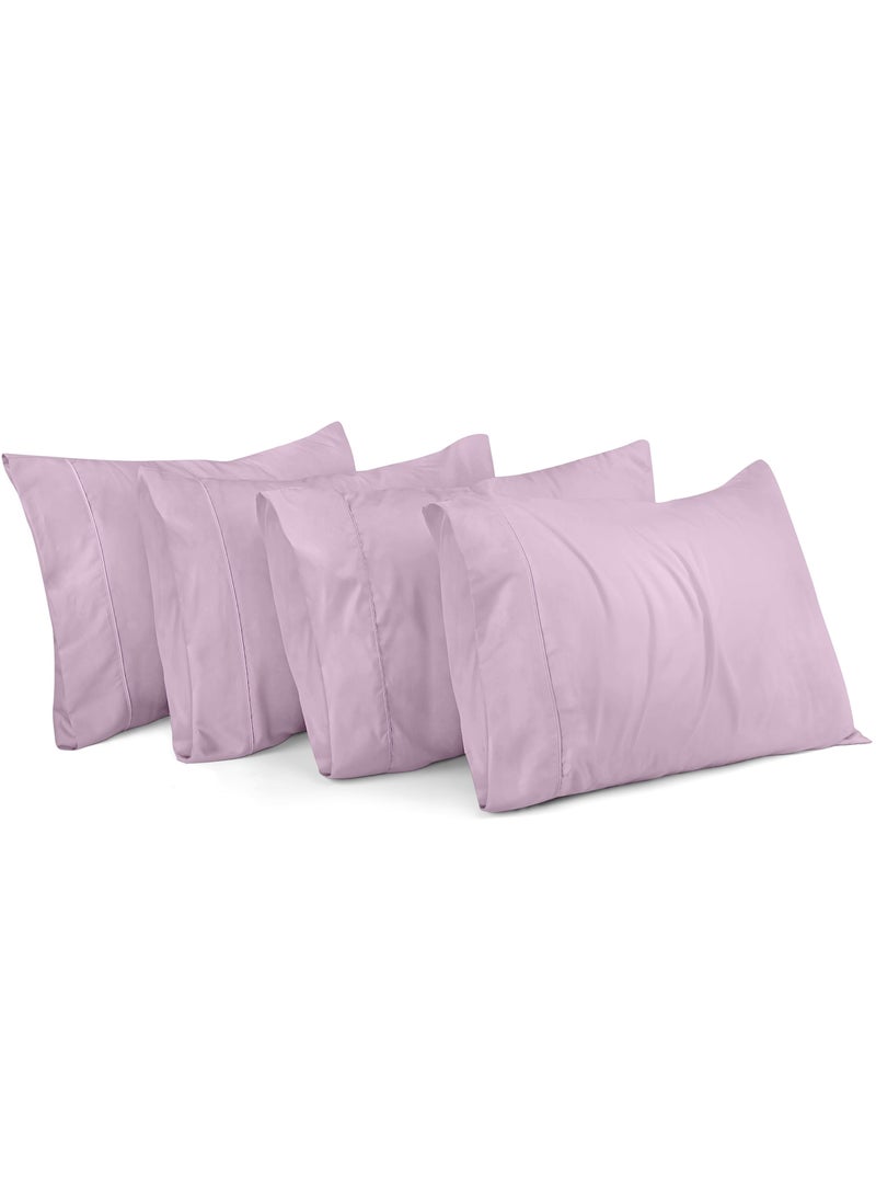 Utopia Bedding Utopia Bedding Queen Pillow Cases - 4 Pack - Envelope Closure - Soft Brushed Microfiber Fabric - Shrinkage and Fade Resistant Pillow Covers Queen Size 20 X 30 Inches (Queen  Lavender)  - Image 1