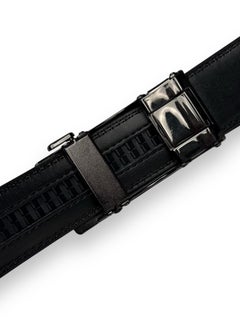 CALVIN KLEIN JEANS PLUS Calvin Klein Black Leather Belt For Men  - Image 5