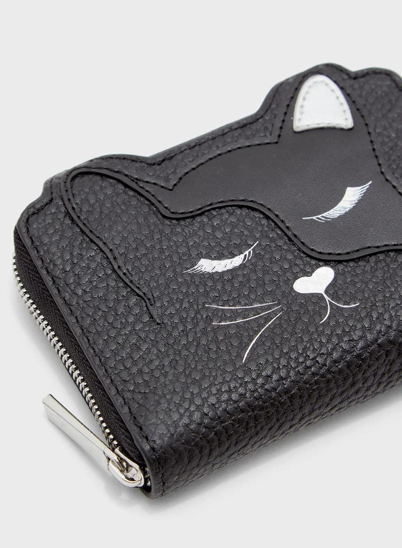 Ted Baker Cat Zip Around Small Purse