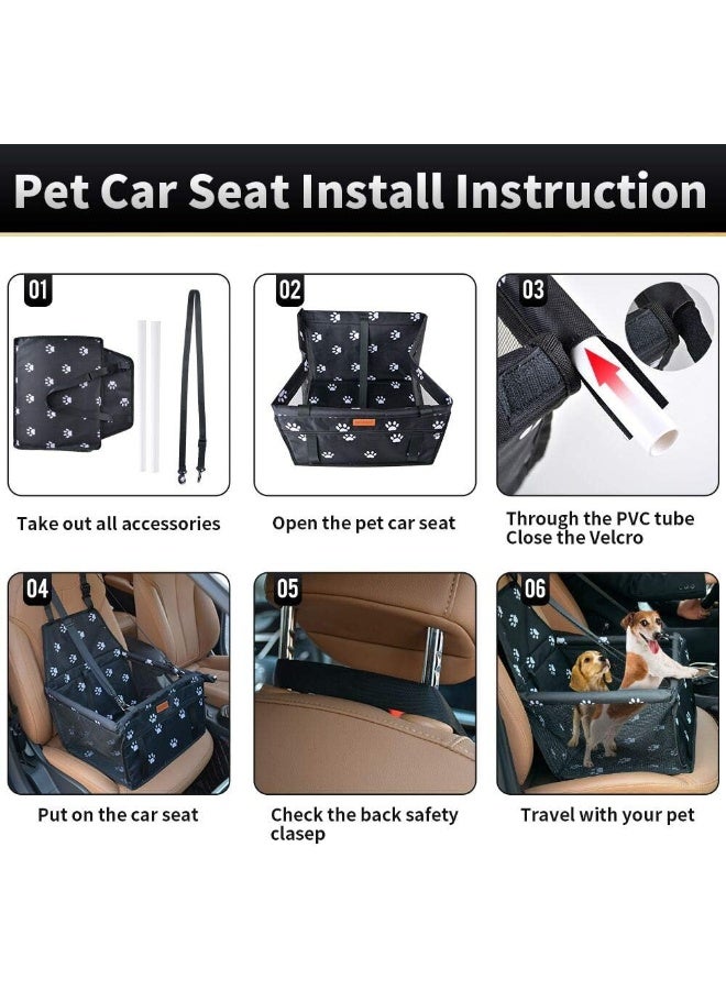 SWIHELP Pet Car Booster Seat Travel Carrier Cage - Image 5