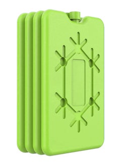 sokany 4 Pcs Ice Packs for Lunch Box, Reusable Ultra Thin Freezer Packs, Long Lasting for Coolers, Cooler Bag for Work, School, Picnic. Keep Food Fresh, Lightweight Design for Easy Carrying (Green)  - Image 1