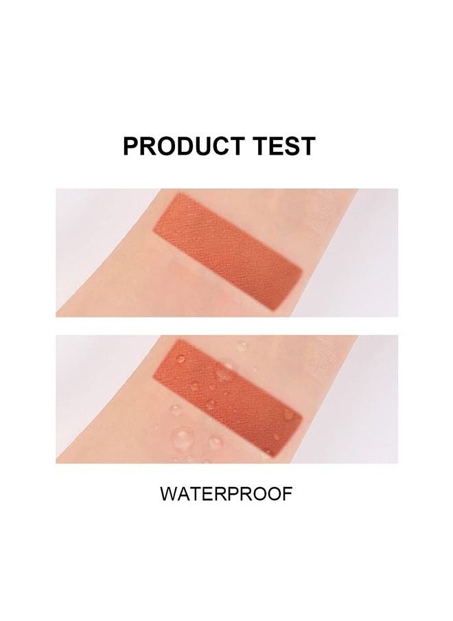 3 IN 1 Lip Mud Velvet Lip Tint Lip Gloss Multi-use Lip and Cheek Tint Liquid Blush and Paint Tint for Lips, Cheeks & Eyelids Pink Eyeshadow