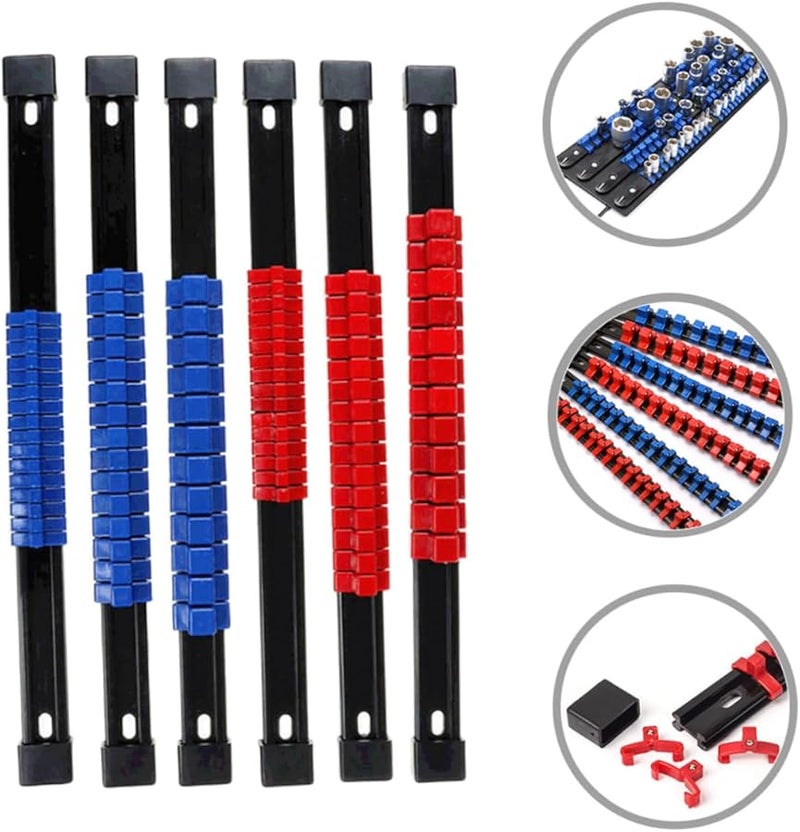 Jojofuny 6 قطع مجموعة منظم مقبس محمول صندوق أدوات بناء تخزين فعال - Image 4