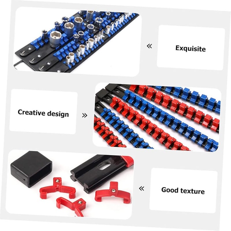 Jojofuny 6 قطع مجموعة منظم مقبس محمول صندوق أدوات بناء تخزين فعال - Image 3