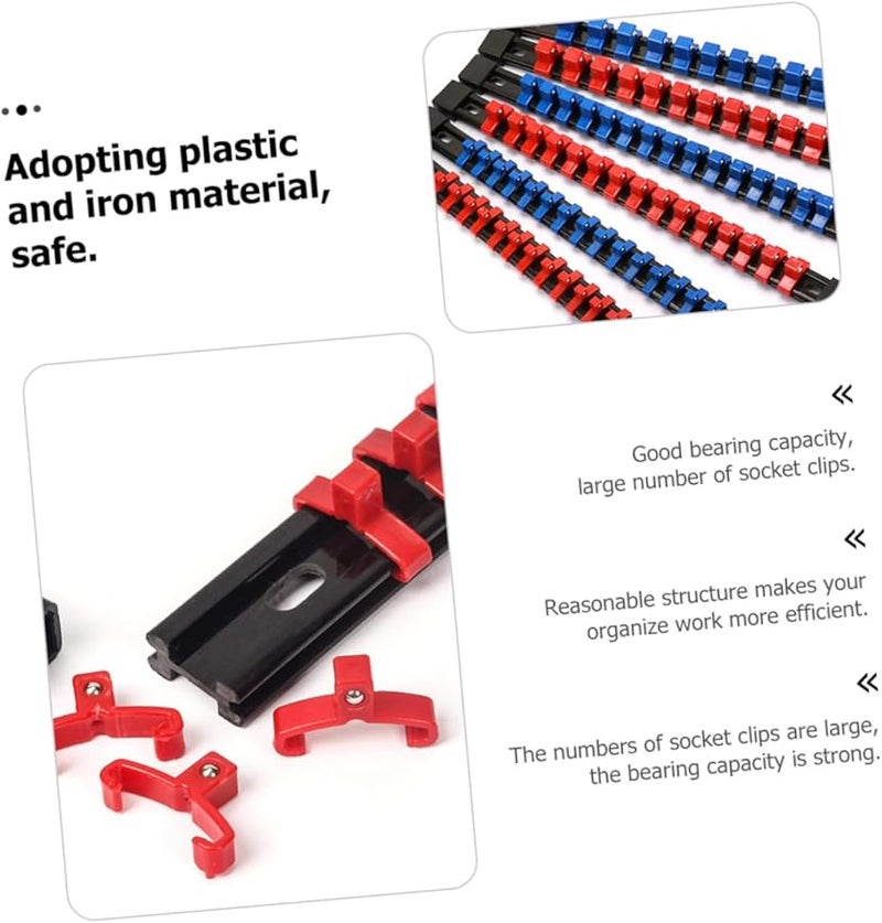 Jojofuny 6 قطع مجموعة منظم مقبس محمول صندوق أدوات بناء تخزين فعال - Image 5