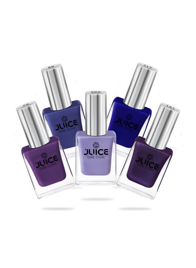 JUICE Quickdry Long Lasting Chip Resistant Gel Finish High Gloss F&D Approved Colors & Pigments Nail Kit 5 In 1 Combo 31  - Image 1