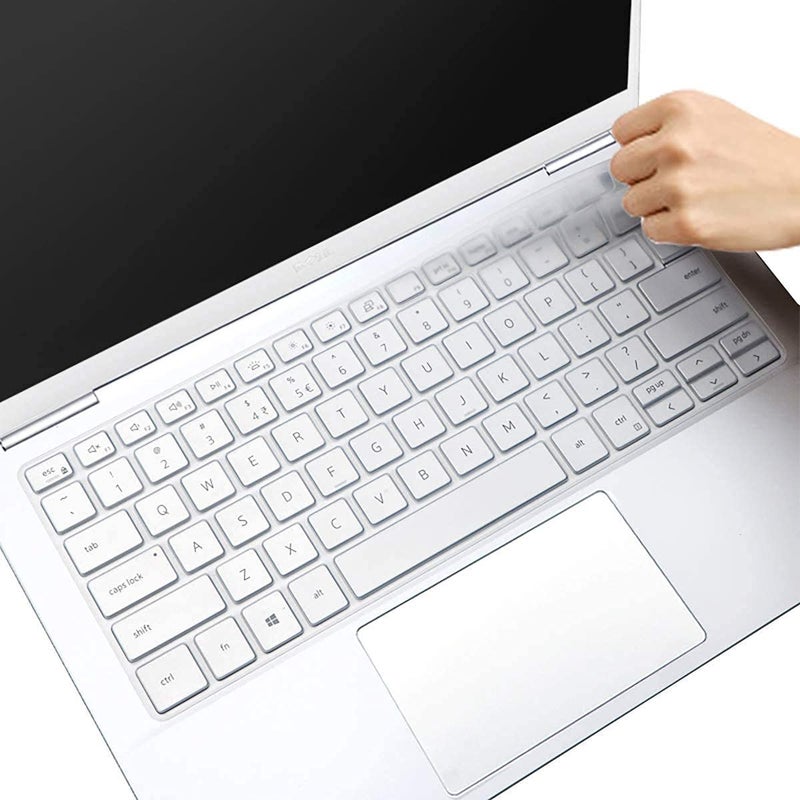 Laprite Keyboard Cover for 2020 & 2019 New Dell Inspiron 13 5390 5391 7390 7391 13.3" | Inspiron 14 5000 5490 5493 5498 7490 14" | Dell Vostro 13 5390 5391 5490 | 2020 Inspiron 13 14 5000 7000 - Black - Image 3