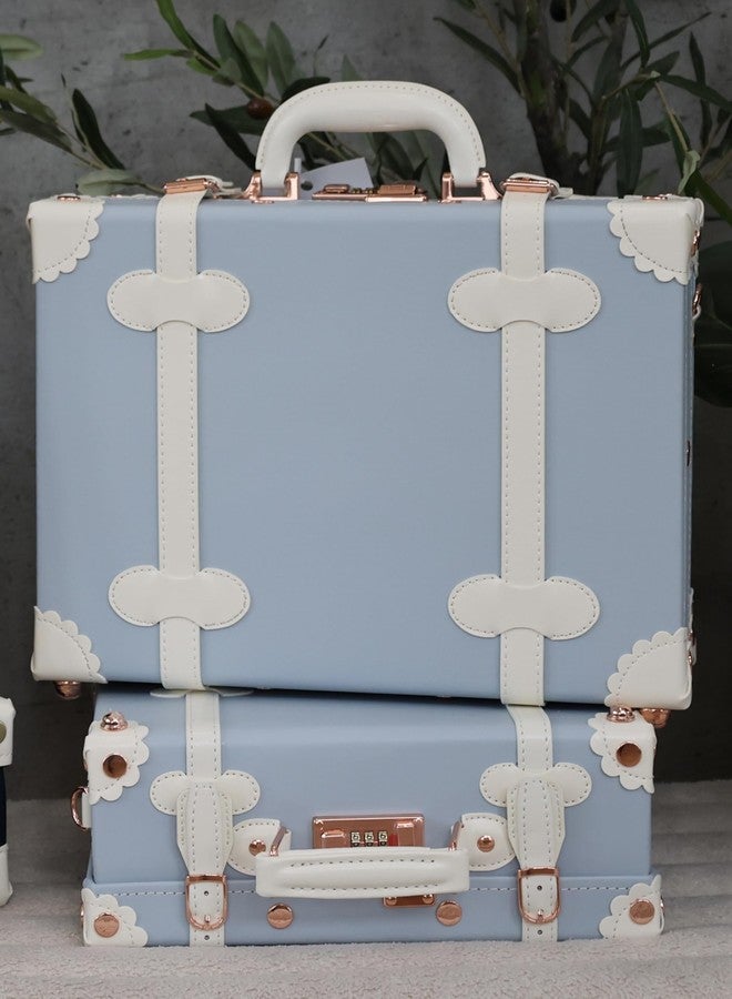 DAISY FIELDS Baby boy keepsake trunk. Azul & Marine Blue Collection. Keepsake suitcase. Designed in Spain (Azul, Petite) - Image 1