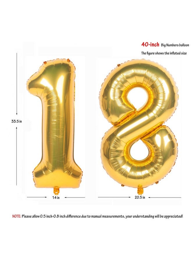 CHANGZHONG 40 Inch gold Number Balloons Helium Foil Mylar Balloon Birthday Party banquet Decoration 18 - Image 2