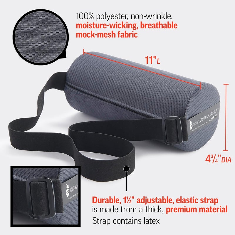 OPTP Original McKenzie Lumbar Roll - Firm Support for Back Pain Relief - Image 4