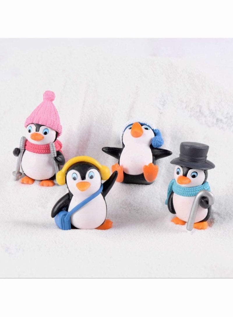 Y&D Penguin Ornaments, SYOSI Cute Characters Toys Mini Figure Collection Playset, Cake Topper, 8 Pieces - Image 5