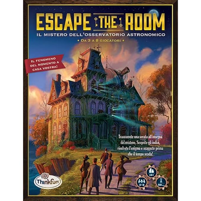thinkfun Ravensburger 76368 Escape The Room The Secret of the Observers Board Game 38 Players Age 10 - Image 4