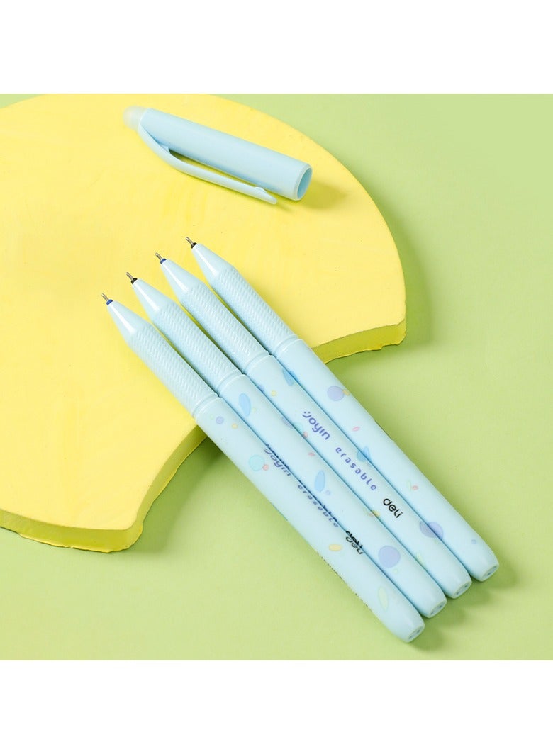 ديليEG161P-BL قلم جيل قابل للمسح 0.5 ملم حبر أزرق، 12 قطعة – مثالي للكتابة السلسة والخالية من الأخطاء - Image 5