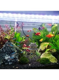 Frcctre Frcctre Aquarium Resin Castle Decorations Classical Chinese Building Landscape Resin Aquarium Castle Decorations Resin Fish Tank Ornaments Accessories  - Image 3