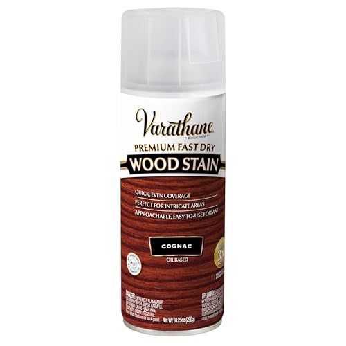 Varathane Premium Fast Dry Wood Stain Spray, 10.25 oz, Cognac - Image 5