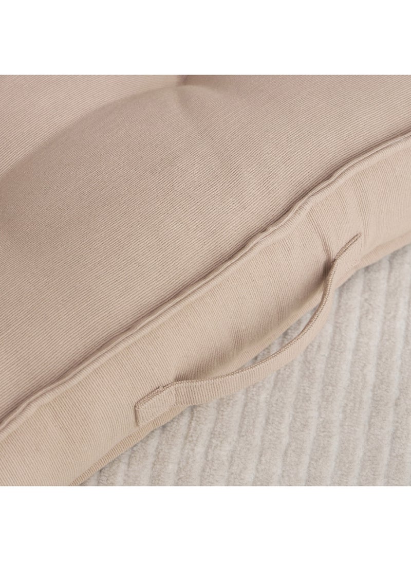 Home Box Atlanta Ezra Ribbed Floor Cushion 48 x 10 x 48 cm  - Image 3
