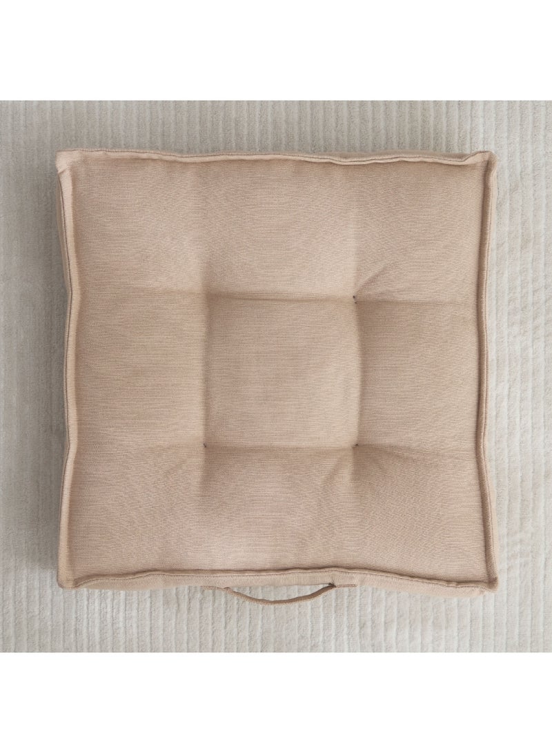 Home Box Atlanta Ezra Ribbed Floor Cushion 48 x 10 x 48 cm  - Image 2