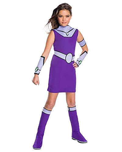 Rubies Teen Titans Go Movie Deluxe Starfire Costume Girls Small for Halloween or theme party