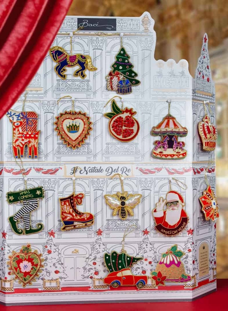 Baci milano Christmas decoration FABRIC HANDMADE ORNAMENTS XMAS STAR - Image 2