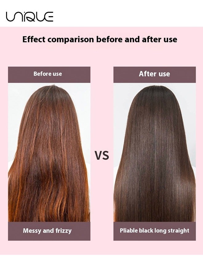 Unique Foldable Cordless Hair Straightener - Small Hair Styling Tool Straightener - Curly Straightening Dual-purpose Rechargeable Portable - 9 Temperature Settings - Suitable for Home Professional Salon - Image 4