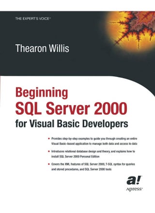 Beginning SQL Server 2000 for Visual Basic Developers - pzsku/ZD31E87235C023099D898Z/45/1747743049/3f0cc943-8e96-4e0a-a047-bd9e8d462798