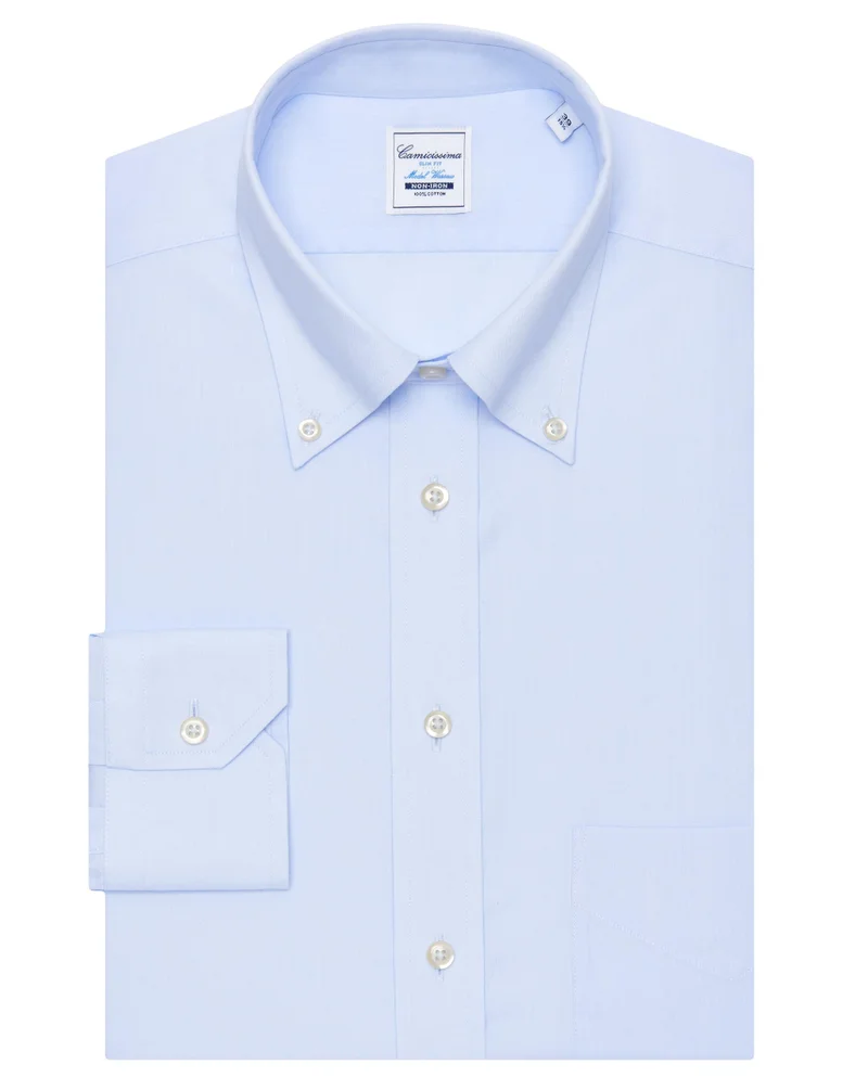 كاميتشسما قميص قطني غير قابل للكي