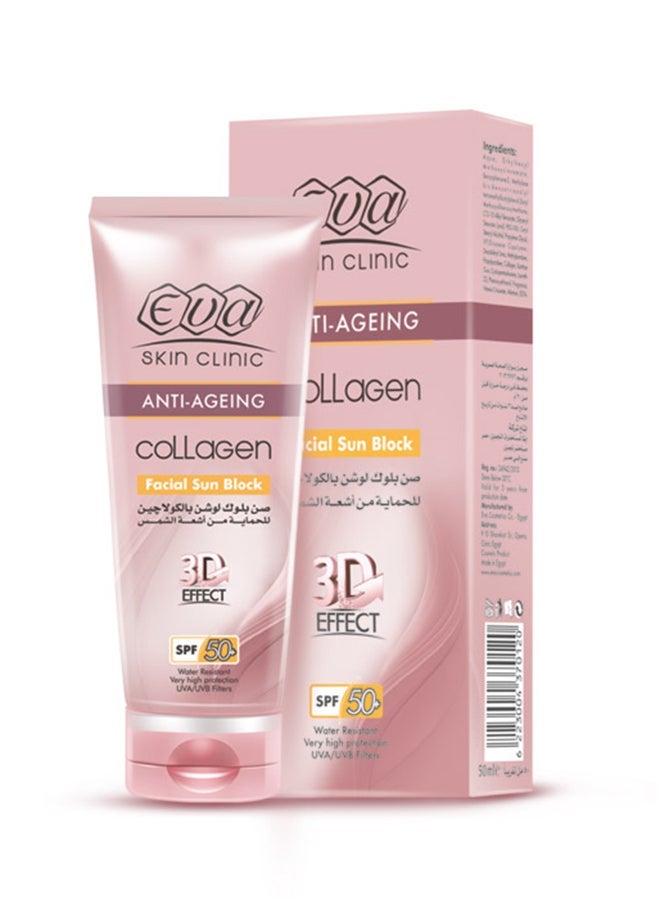 Skin Clinic Anti-Ageing Collagen Facial Sun Block 50 Ml + Anti-Ageing Collagen Facial Wash 150 Ml + Anti-Ageing Collagen Toner 200 Ml