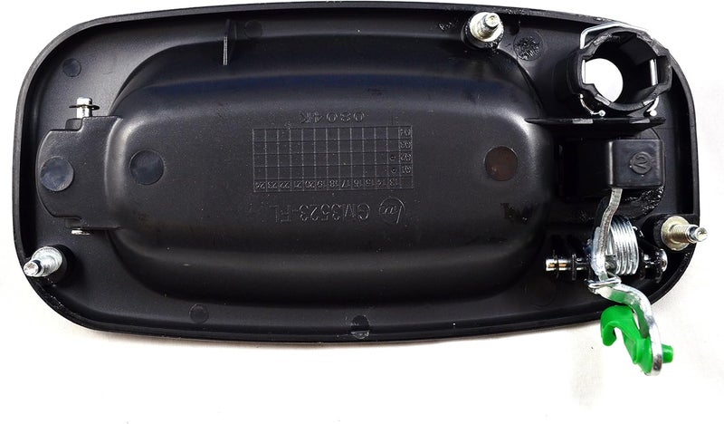 PT Auto Warehouse GM-3523A-QP - Textured Black Exterior Door Handle Set - Image 2