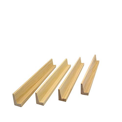Yuanhe Wooden Domino Trays Set of 4Wood Domino Racks Domino Holders for Domino Tiles Mexican Train Mahjong Chicken Foot and Other Domino Games - Image 5