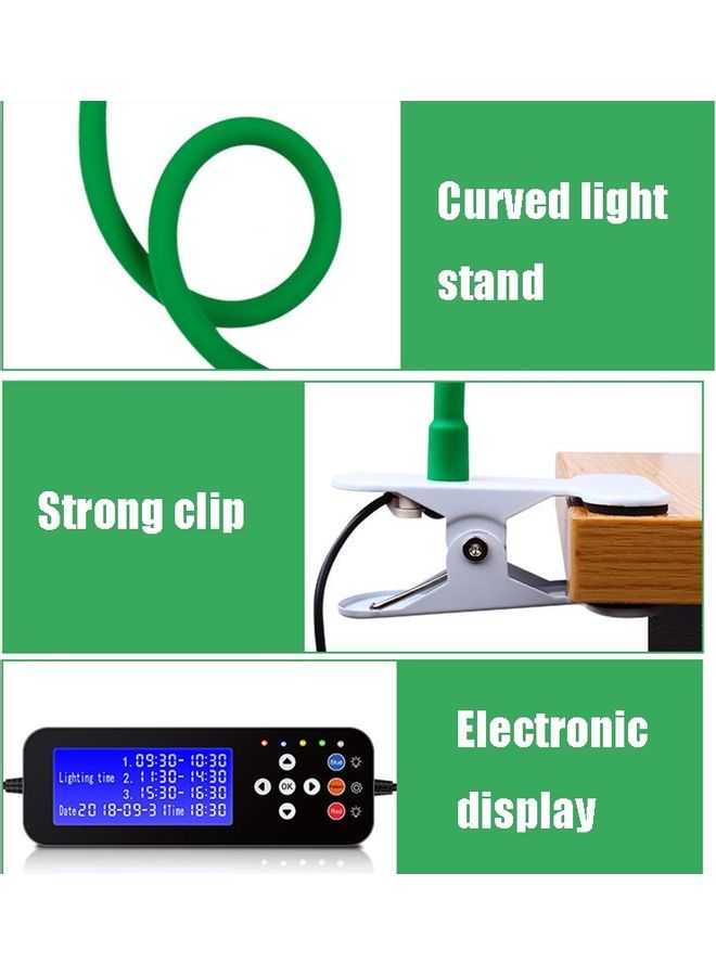 إسكدنيا مصباح LED لنمو النباتات طراز HL-04 أخضر 25x18x8Ø³Ù†ØªÙŠÙ…ØªØ± - Image 4