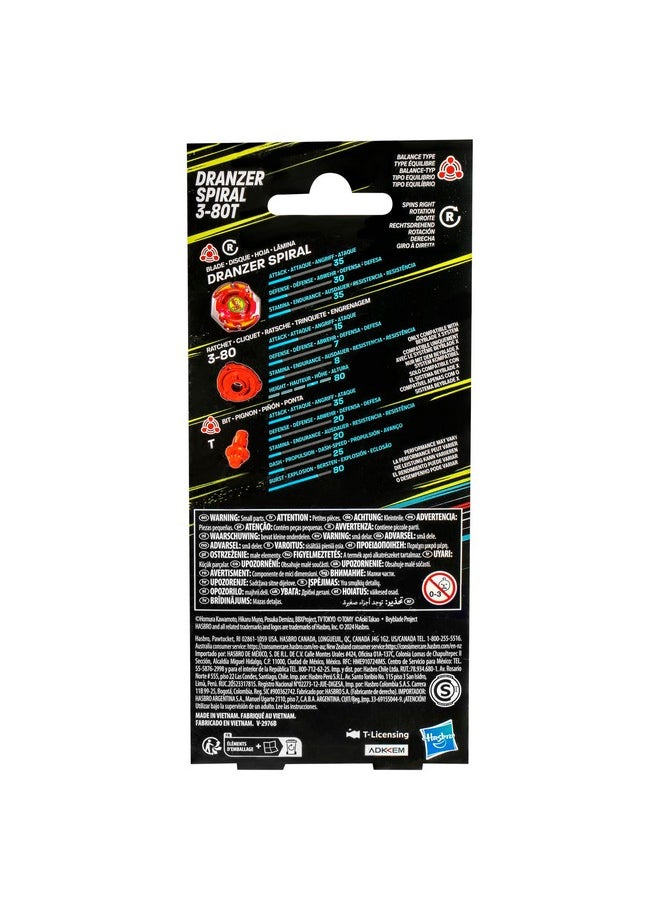 BeyBlade Beyblade X Dranzer Spiral 3-80T Anniversary X-Over Balance Type Right-Spinning Top and Launcher; Battling Top Toys for 8 Year Old Boys and Girls  - Image 4