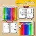 JoyCat Addition and Subtraction Flash Cards with Addition Toy144 Flashcards for Pre K1st2nd3rd 4th GradeMath Manipulatives Tools for Homeschool Classroom Travelwith Workbook Markers Rings - Image 4