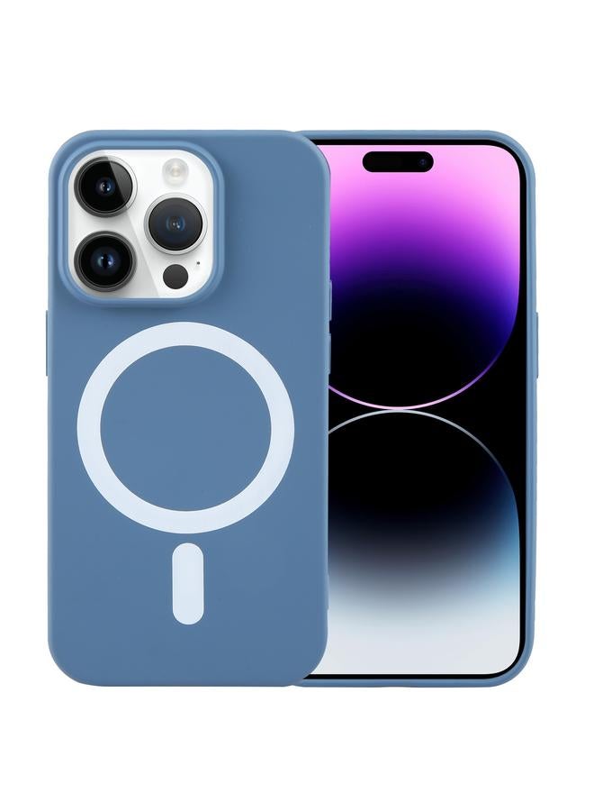 اس-توب جراب هاتف من السيليكون السائل MagSafe لهاتف iPhone 15 Pro Max - Image 1