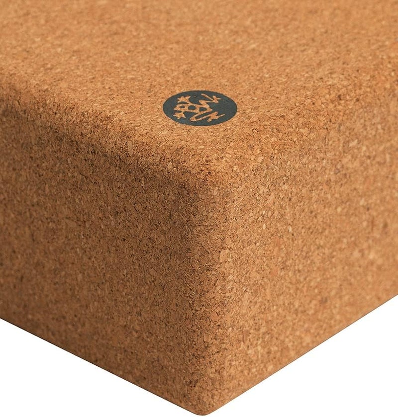 Manduka Yoga Block - Fine-Grain Cork Block, Yoga Equipment, Home Gym Accessory, Pilates Tool, Lightweight for Travel, Extra Firm Workout Accessory with Comfortable Edges - Image 4