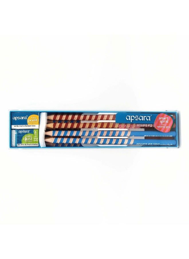 Apsara Easy Grip Pencils Pack of 10 - Image 1