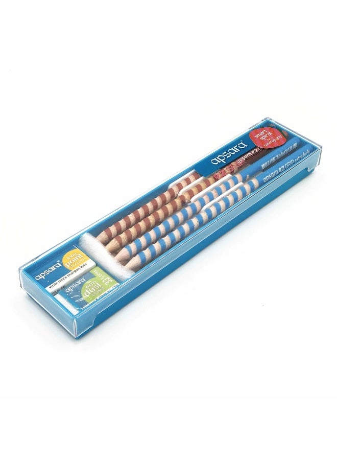Apsara Easy Grip Pencils Pack of 10 - Image 3