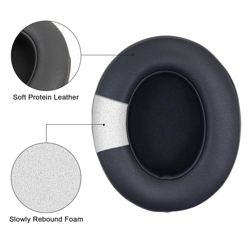 Niukeke Replacement Ear Pads Cushions Compatible with Beats Studio 3.0/2.0, Headphone Ear Covers with High Density Memory Foam, Soft Leather, Adaptive Beats Noise Cancelling Headphones Replacement Earpads - Image 4
