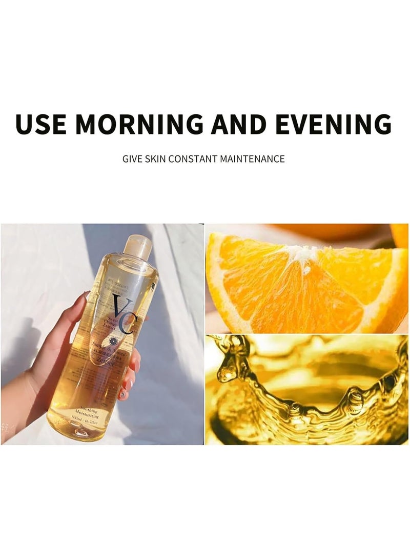 DayWins 300ML-VC Toner Korean, Vc Toner Intensive Whitening, Vitamin C toners, Vitamin C Moisturizing Toners, Refreshing Texture Easy to Absorb Leaving Skin Hydrated and Shiny - Image 5