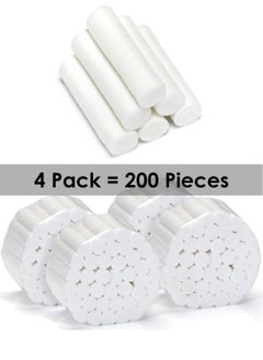 Generic 200PCS Dental Gauze Rolls, Dental Cotton Rolls for Mouth, Nose Bleed Plugs for Kids or Adults, Highly Absorbent Nose Bleed Stopper & Mouth Gauze, Non Sterile 3.8cm Long Rolled Cotton Pads  - Image 2