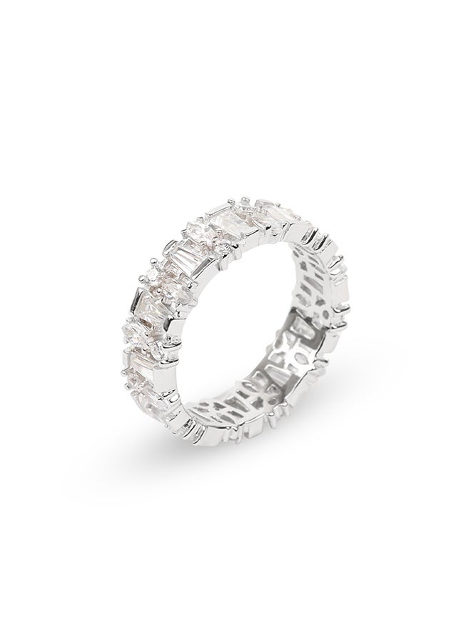 Silver Town Wedding Ring