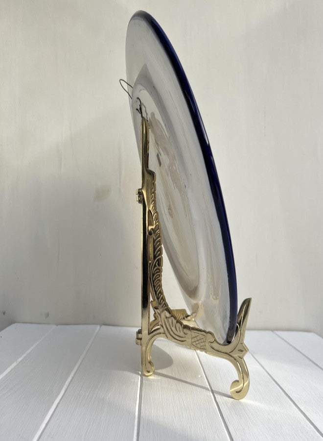 Thorness Large 10 inch Metal Easel Brass Finish | Plate holder | Display stand | Metal Frame Holders for Photo Pictures Decorative Plate Dish | 25cm (H) x 15cm (Deep) | Picture Easel |Wedding tables - Image 2
