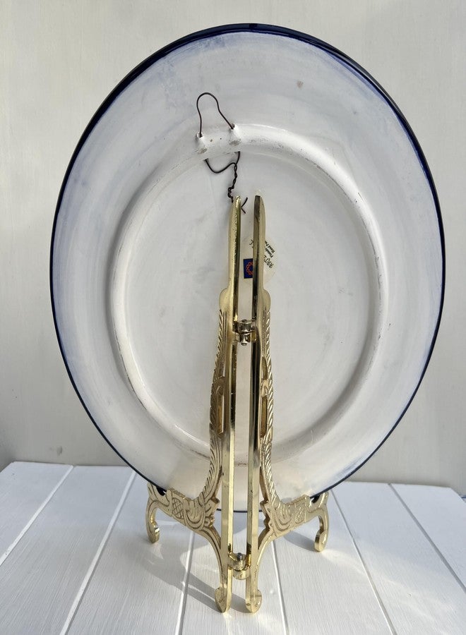Thorness Large 10 inch Metal Easel Brass Finish | Plate holder | Display stand | Metal Frame Holders for Photo Pictures Decorative Plate Dish | 25cm (H) x 15cm (Deep) | Picture Easel |Wedding tables - Image 3