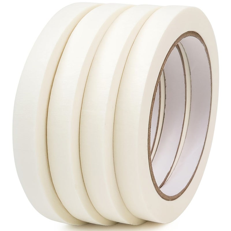 Removable White Textured Paper Tape 0.7x393 Inches for Art Wall Classroom Decor - Image 3