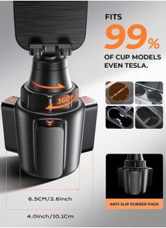 General Car Cup Holder Phone Holder Mount, Universal Car Cup Phone Holders for Your Car Adjustable Cell Phone Holder Car Accessories for All Smartphones 4-7 inches  - Image 3